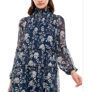 Floral Long Sleeve Dress
